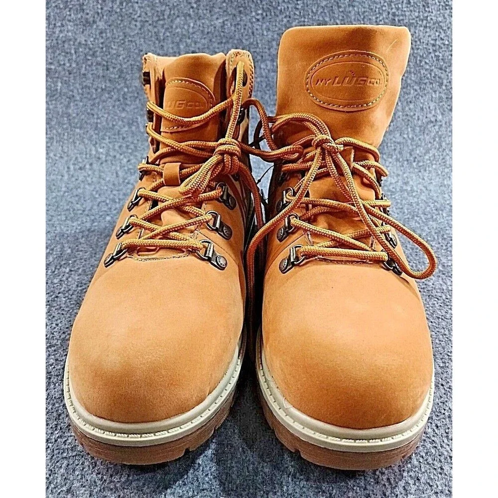 Lugz Grotto Chukka Work Boot Mens Size 9 Golden Wheat New In Box! MGROTK-7401